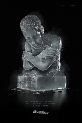 捐赠衣服-公益平面广告