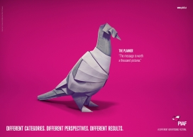 不同的类别-PIAF平面广告