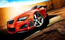 2014高清晰宝马M3轿跑车壁纸