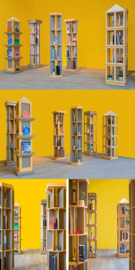 图书城-中密度纤维板书柜设计