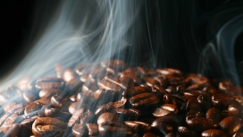 高清晰焙炒咖啡食品壁纸