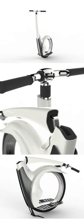 Snail-蜗牛单轮折叠无轮毂摩托电动车