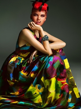 In Color时尚彩色服饰美女