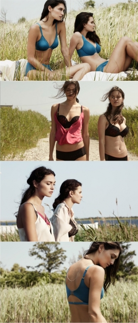 五颜六色的宝石色调美诱True&Co泳装人像广告摄影欣赏