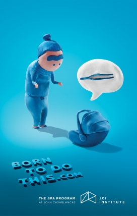 为此而生-加拿大约翰・卡萨布兰卡研究所平面广告