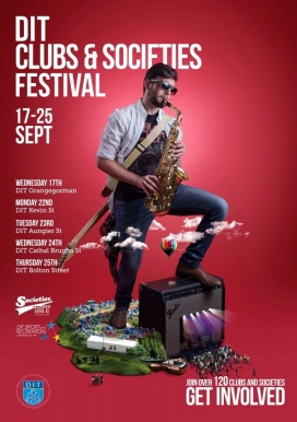 都柏林理工学院教育平面广告