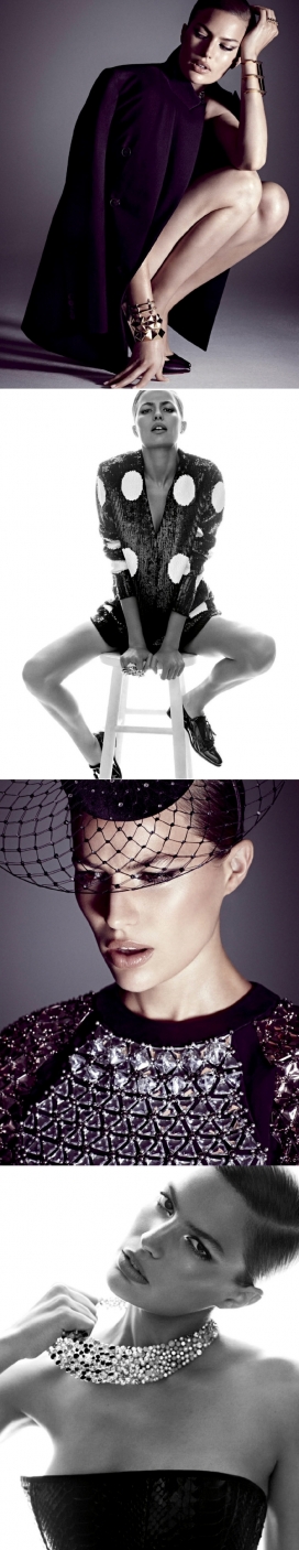 卡梅伦罗素-紧身女装秀-VOGUE时尚墨西哥2014年10月