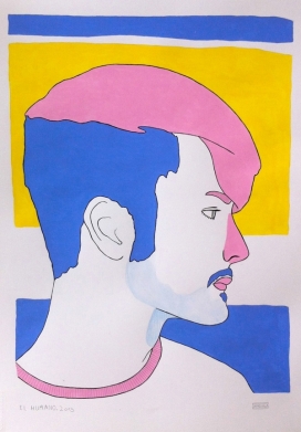 Portrait-男性人像插画
