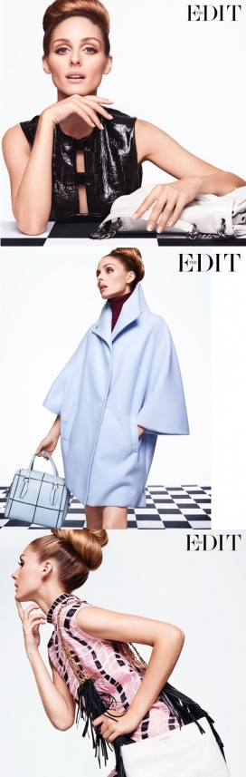 Edit-Olivia Palermo奥利维亚・巴勒莫演绎60年度风格时装包包封面