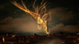 高清晰野生风暴围栏壁纸