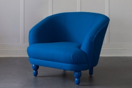 2014伦敦设计节-颜色鲜艳的室内软垫座沙发-英国设计师