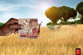 发钱的地方-印度Airtel通信科技平面广告