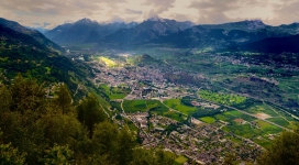 瑞谷山寨村庄壁纸