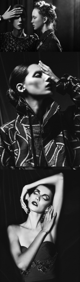 SATELLITE杂志-时尚黑日人像