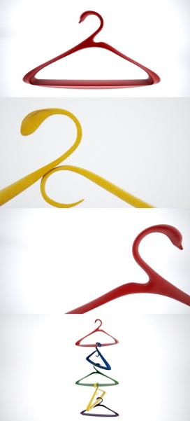 Hanger-轻便舒适功能性的聚乙烯衣架设计