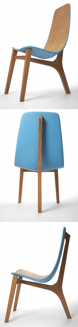 Baby Blue-蓝边滑梯椅设计