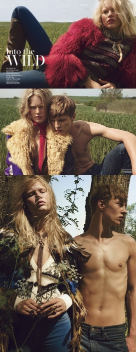 安娜尤尔斯和蒂姆-W杂志人像-分享野生自然的感性秋天