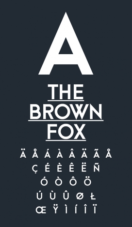 Arca Majora拉丁字母绘图字体设计