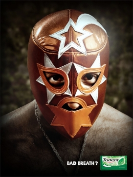 Trident口香糖平面广告