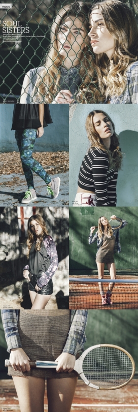 灵魂姐妹-Modo杂志人像
