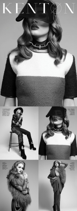 尼古拉斯・布里特-Kenton杂志黑白人像