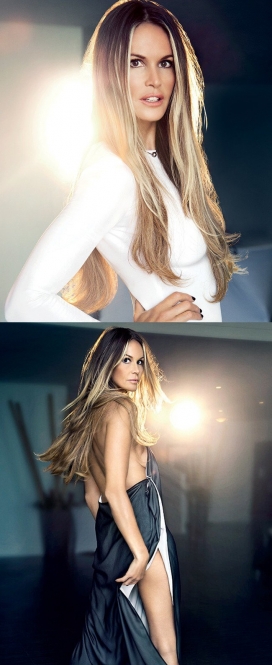 艾拉・麦克弗森-澳大利亚模特Elle Macpherson身穿惊人的意大利Pucci品牌礼服，虽然她今年是50岁，但她看起来比以往任何时候都更好，大展大牌风采