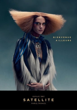 Satellite潮流发艺平面广告