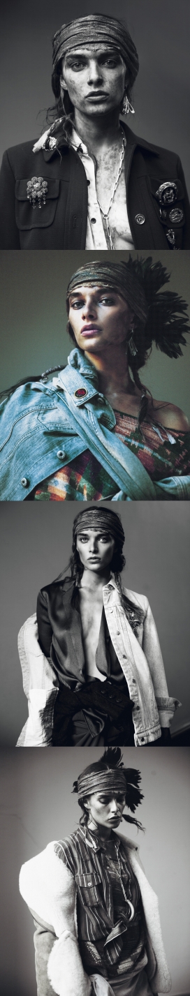 约翰妮・施密特-ELLE世界时装之苑丹麦2014年10月-现代部落魅力时装秀