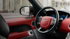 高清晰路虎揽胜运动版SUV越野车中控内饰壁纸下载