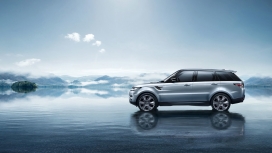高清晰路虎揽胜运动版SUV越野车壁纸下载