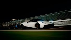 高清晰白色pagani帕加尼概念跑车壁纸