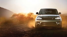 高清晰路虎揽胜运动版SUV越野车壁纸下载