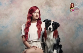 卡尼尔天然染发剂平面广告