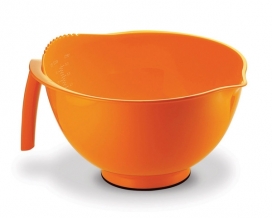 Er Rompiova鸡蛋碗-可以将打碎的鸡蛋液通过滑柄流到所需容器