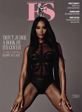 纳奥米・坎贝尔-华丽的纪梵希紧身衣外套时装秀