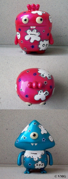 自乙烯Uglydolls红蓝娃玩具设计