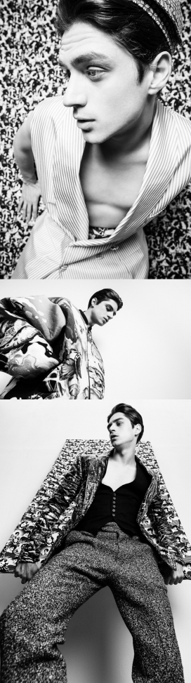 Print it Black-Schon杂志男性黑白人像