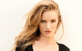 高清晰金发英国名模Rosie Huntington-Whiteley-罗西・汉丁顿・惠特莉群女组合壁纸桌面下载