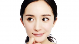 高清晰大白美女杨幂经典壁纸桌面下载