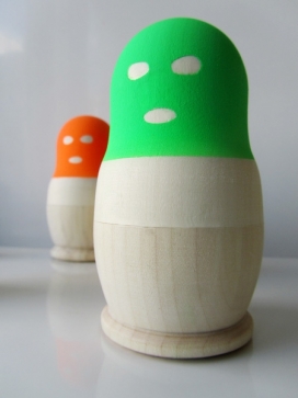 Матрешки-五彩木质套娃玩具