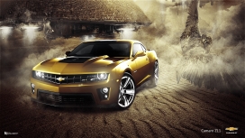 高清晰雪佛兰科迈罗大黄蜂（Chevrolet）壁纸下载