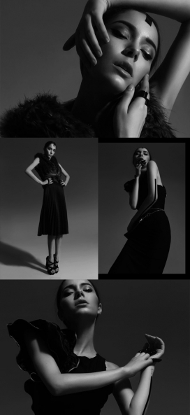 avoid the black女人黑白人像