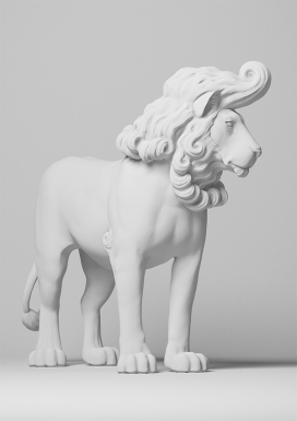 WILD CURL-建模中的狮子