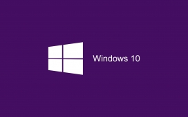 高清晰紫色Windows 10系统主题桌面壁纸下载