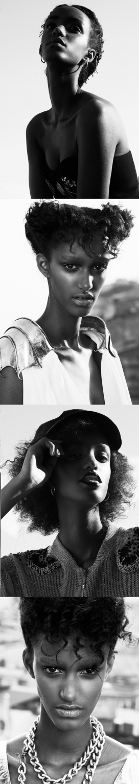 穆纳穆罕麦德-XOXO杂志封面-异国情调的抛光人像