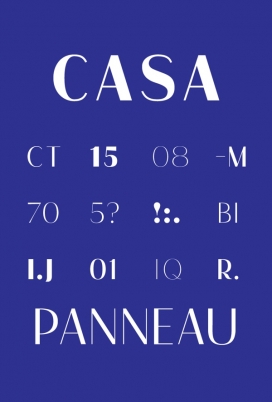 Panneau字体设计