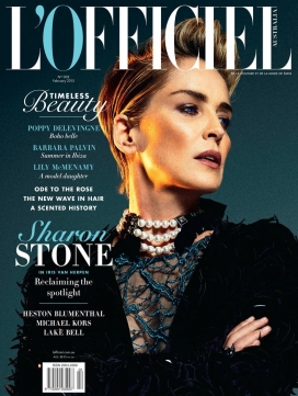 莎朗・斯通-激烈美诱的LOFFICIEL澳大利亚2015年2月