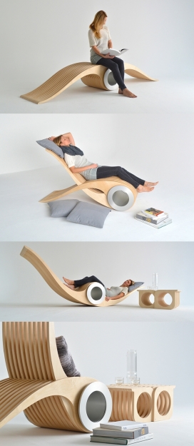 EXOCET Chair-“老虎钳”躺椅设计-无与伦比的优雅杰出的外观，令人难以置信的限量版椅子