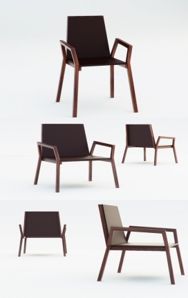 Chamfer-融合现代设计与传统巅峰的靠背椅