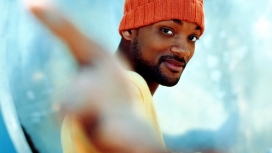 带红色针织帽的Will Smith-威尔・史密斯壁纸下载